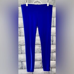 Under Armor Performance Gear Leggings Vibrant Blue Large 7/8 Pants